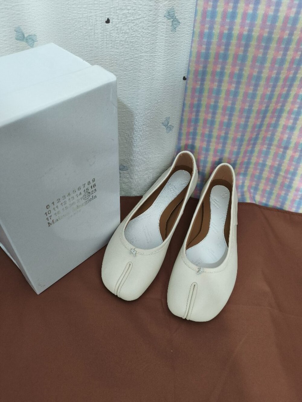 Maison Margiela Tabi Split‑Toe Ballet Flats White